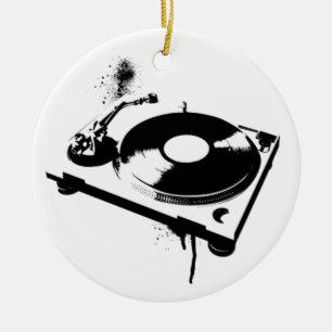 Deejay DJ Tourne-disque Ornement   Cadeaux de musi