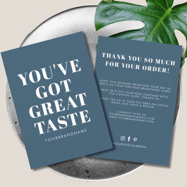 Deep blue vous avez un grand goût merci (Créateur téléchargé)