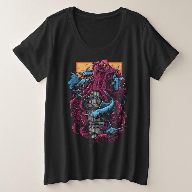 Deep Sea Battle: The Crimson Kraken vs. Blue Marli (Design devant)
