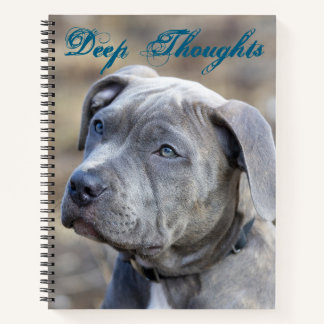 Deep Thoughts carnet taille réelle - personnalisab