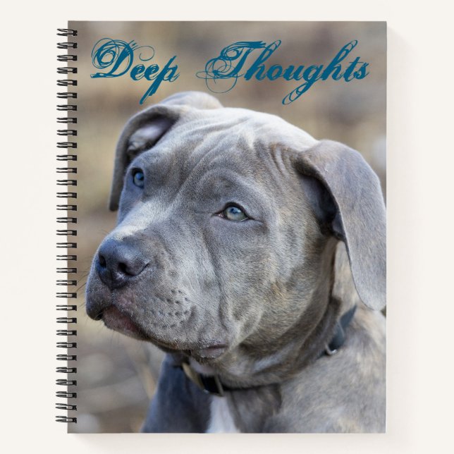 Deep Thoughts carnet taille réelle - personnalisab (Devant)
