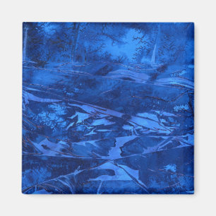 "Deep Water #5" Magnet d'art Abstrait