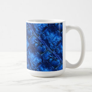 "Deep Waters #2 Carrelé" Résumé Conception Mug