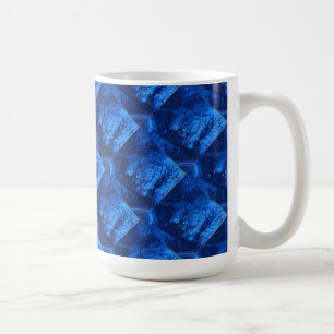 "Deep Waters #6 Carrelé" Résumé Conception Mug