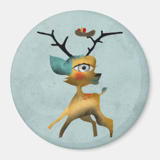 Deer Bambi Venado Forêt Forêt Aqua Magnet