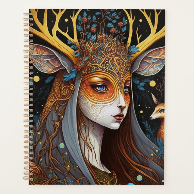 Deer Lady Imaginaire Art (Devant)
