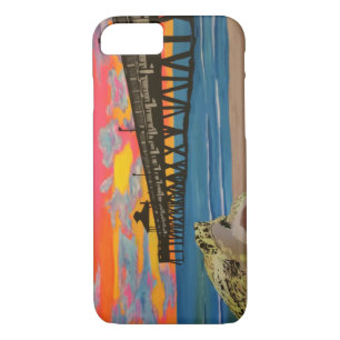 Deerfield Beach Pier Pop ! peinture sur un Coque