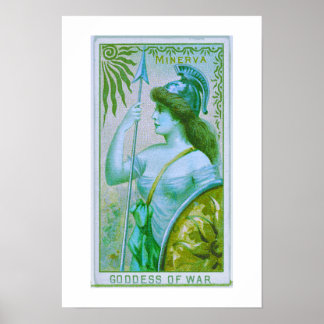 Déesse de la guerre, Minerva, Poster Imprimer