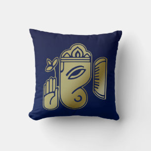 Déesse d'or Ganesha - Coussin Carré