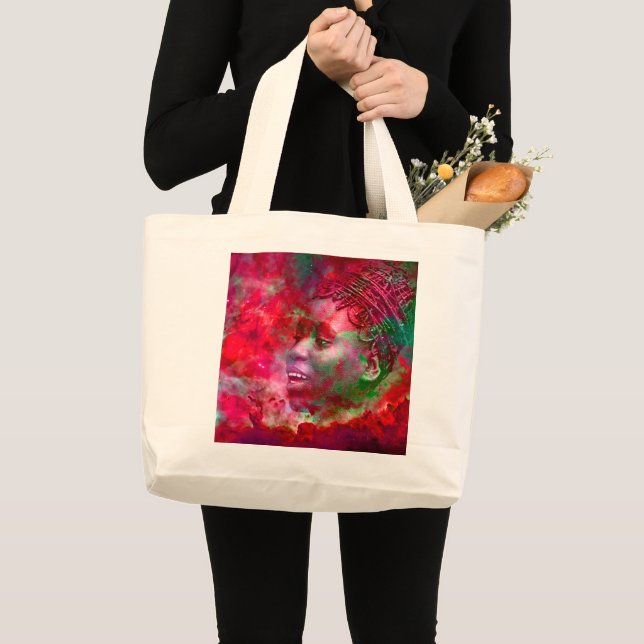 Déesse du feu Grand Sac fourre-tout (Devant (produit))