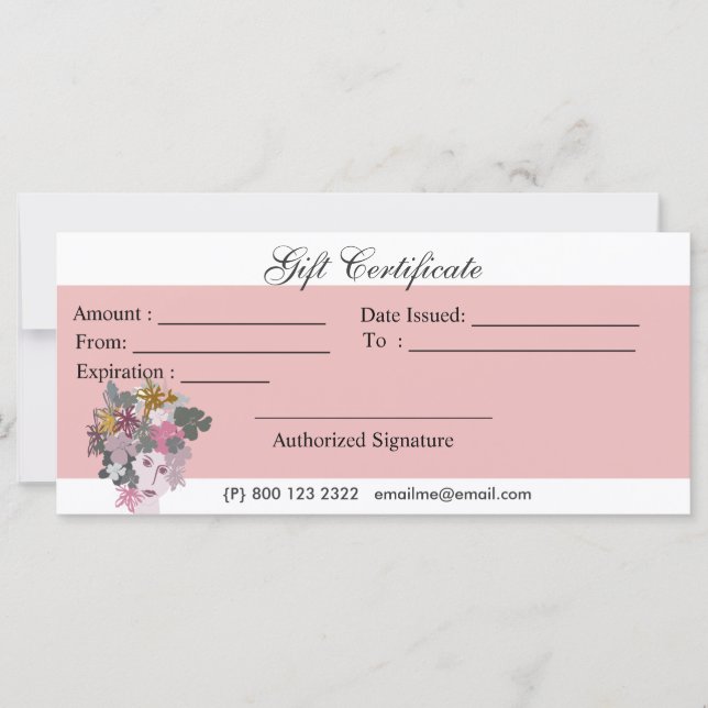 Déesse Florale florissante Les femmes font face à  (Devant)