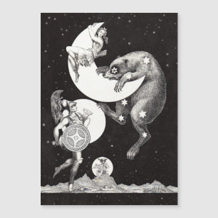 Déesse lunaire céleste antique et ours Ursa Major