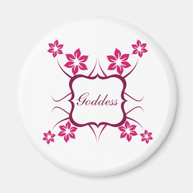 Déesse Magnet floral, Magenta (Devant)