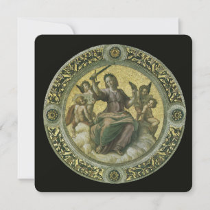 Déesse romaine Justice avec les anges par Raphael