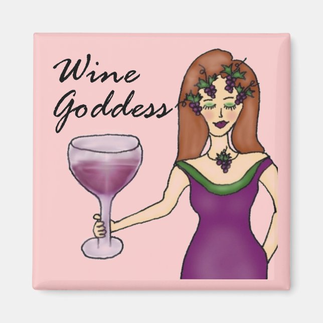 Déesse Vin Divinitement Aimant Rose (Devant)