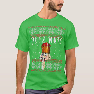 Deez Nuts Nutcracker Funny Ugly Christmas Sweat