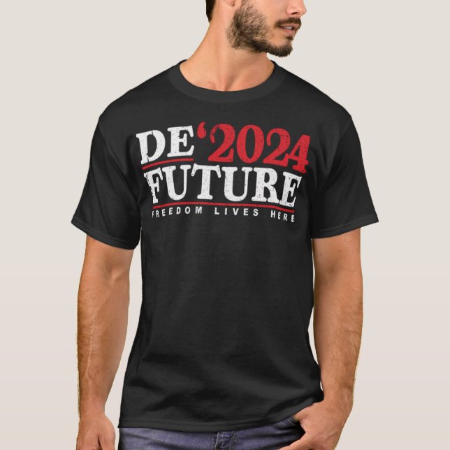 Défaite 2024 Liberté Live Ici Tshirt Ron Desanti (Devant)