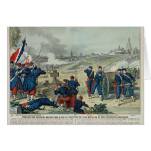 Défaite des rebelles retranchés dans le cimetiè