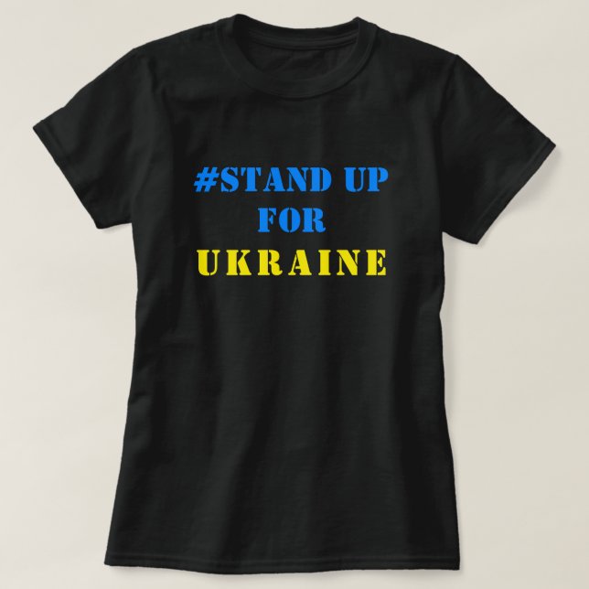 # Défendre La Liberté Des T-shirts Ukrainiens (Design devant)