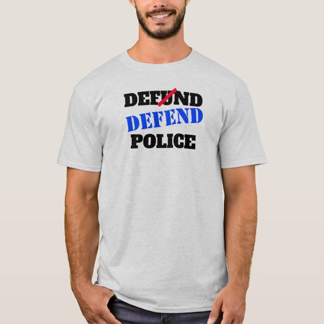  DÉFENDRE LA POLICE ! T-shirt pour l'application d (Devant)