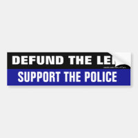 Défendre Le Soutien Gauche Le Sticker De Bumper De