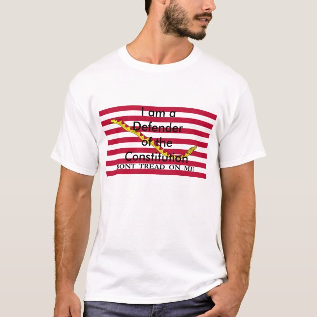 Défenseur du T-shirt de constitution (Devant)