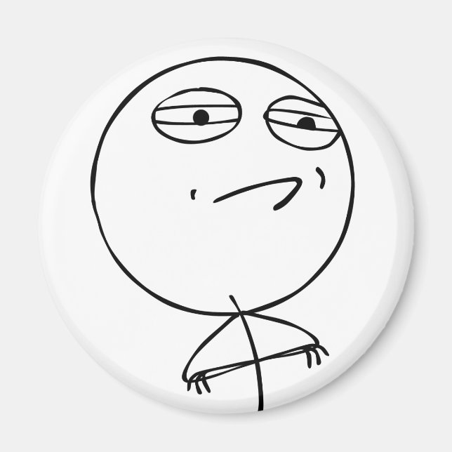 Défi accepté - Magnet (image uniquement) (Devant)