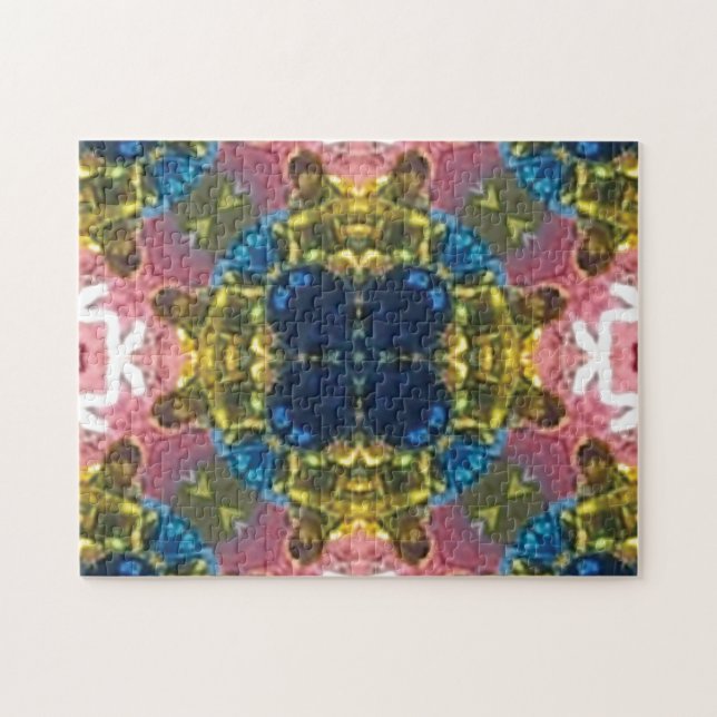 Défi de puzzle multicolore unique (Horizontal)