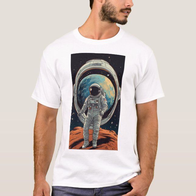 Défier de gravité : T-shirt Odyssée spatiale (Devant)