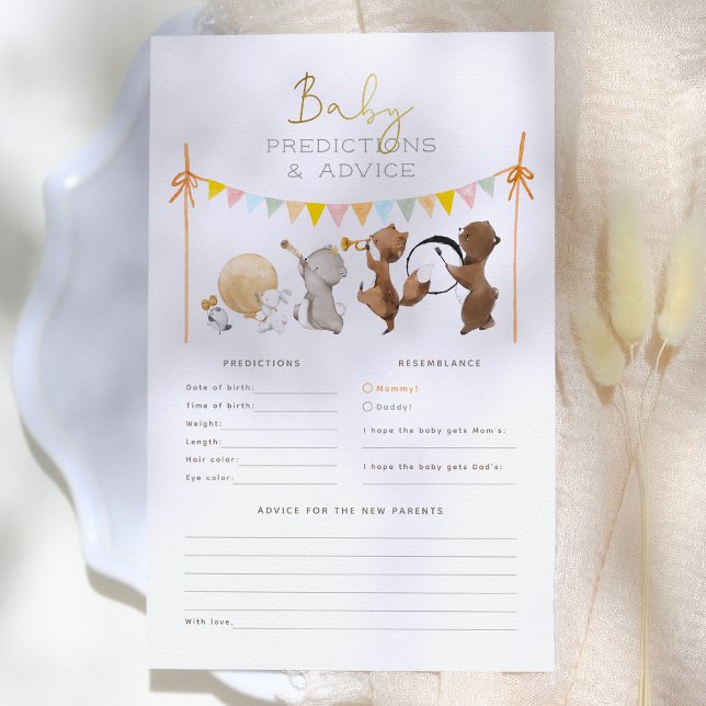 Défilé d'animaux des bois Bébé Prédictions & Conse (Créateur téléchargé)