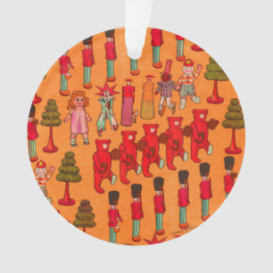 Défilé de jouets de Noël vintage 1907 Magazine Puc