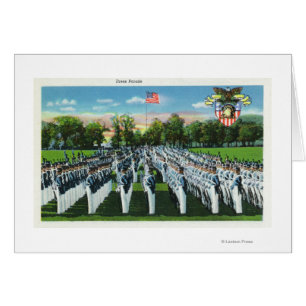 Défilé de robe d'académie militaire