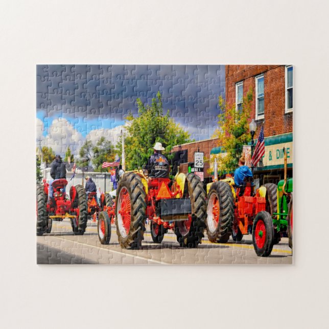 Défilé de tracteurs de l'Indiana. Puzzle (Horizontal)