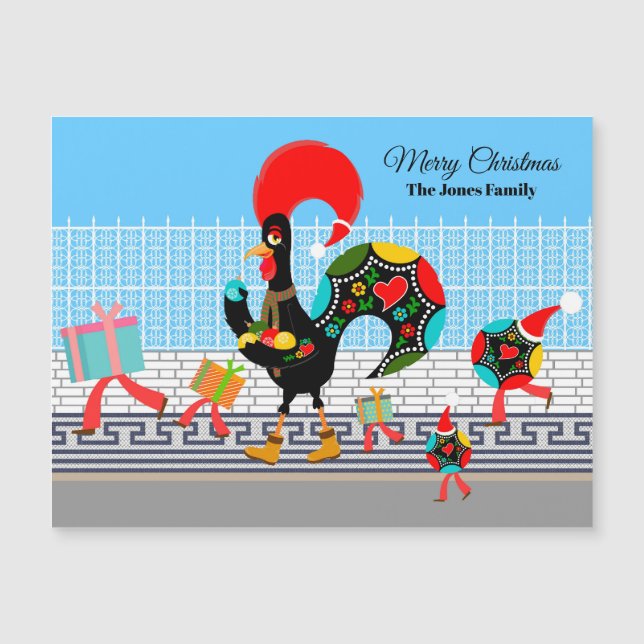 Défilé portugais de cadeaux de coq et de Baubles (Devant)