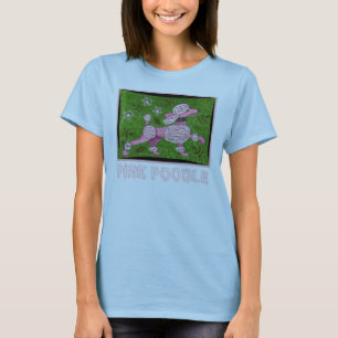 DÉFILÉ ROSE de CANICHE - T-shirt espiègle de