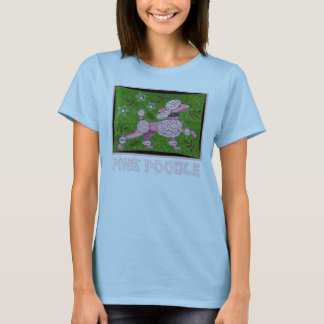 DÉFILÉ ROSE de CANICHE - T-shirt espiègle de