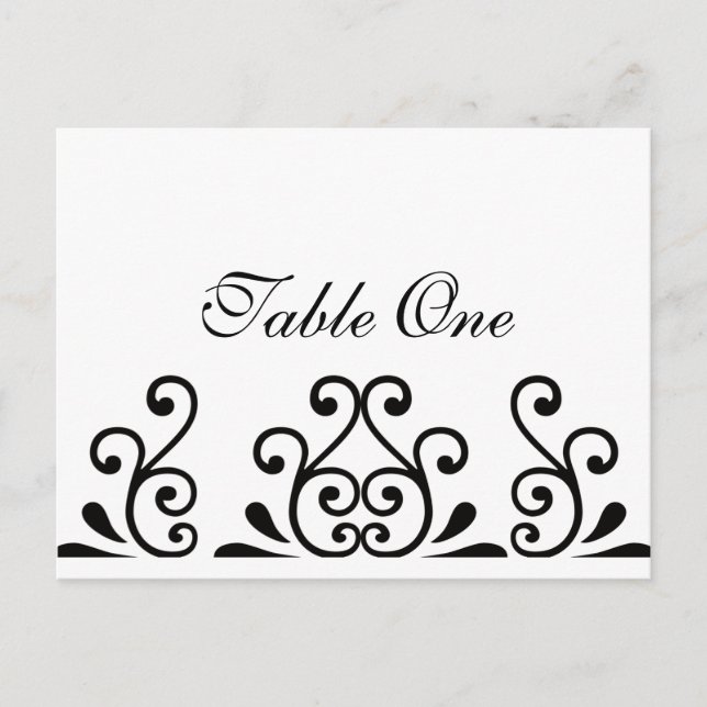 Défilement du numéro de table (Devant)