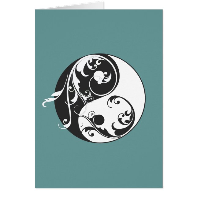 Défilement Yin & Yang (noir) (Devant)