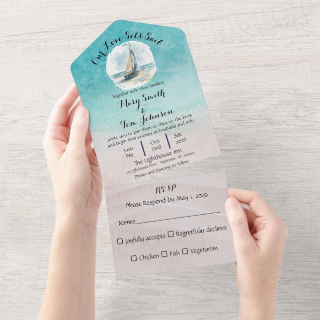Définir le Faire-part de mariage de voile (Déchirure)