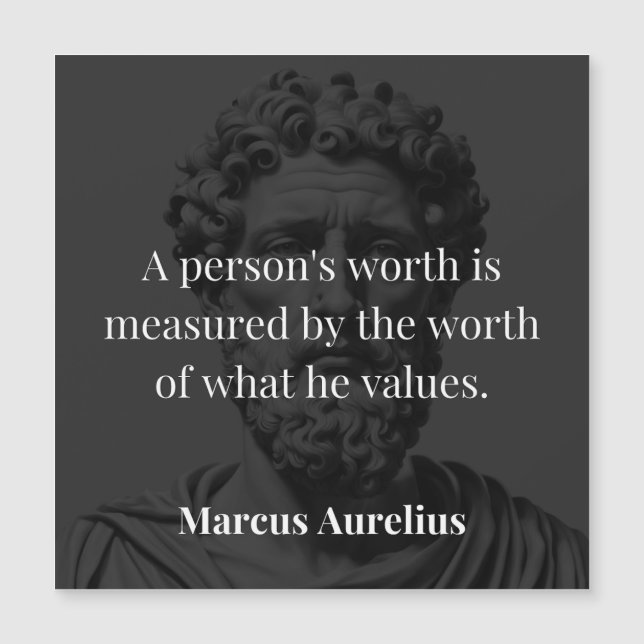Définir une valeur : Marcus Aurelius sur les valeu (Devant)