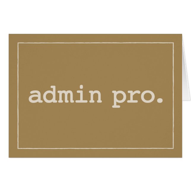 Définition Admin Pro sur le jour Admin Pro (Devant horizontal)