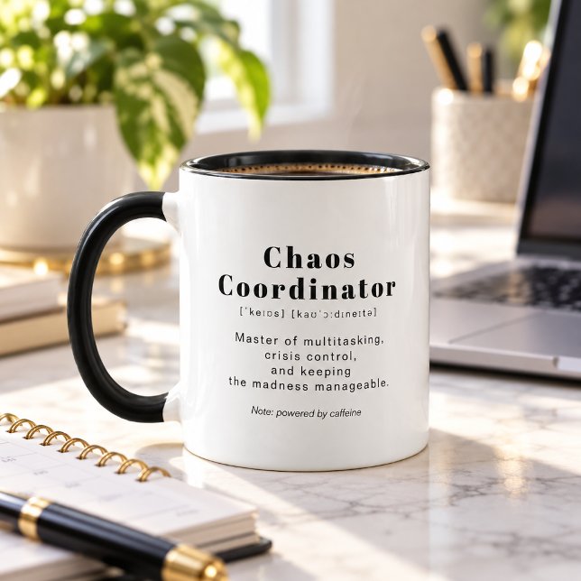 Définition de Coordinateur de Chaos Mug Photo Pers (Créateur téléchargé)