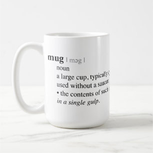 Définition de dictionnaire de tasse