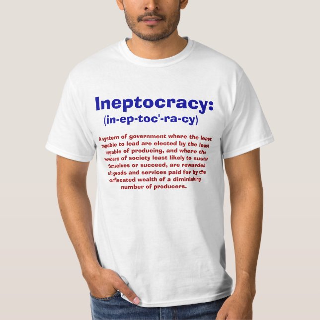 Définition de T-shirts d'Ineptocracy (Devant)