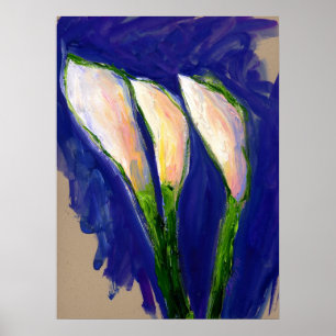 Définition de voile Lily Art Peinture Poster Impri