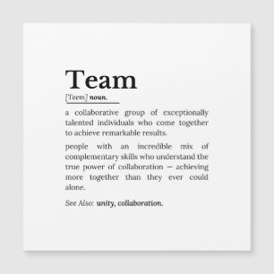Définition d'équipe – La puissance de la collabora