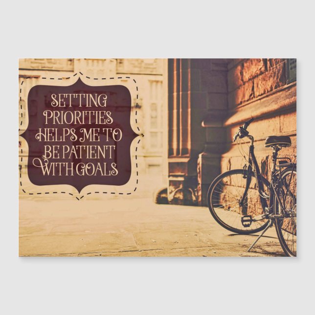 Définition des priorités (Devant)