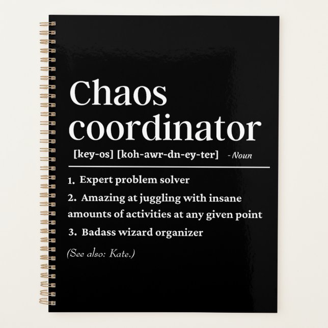 Définition du coordinateur Chaos personnalisé (Devant)