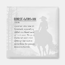 Définition d'un aimant pour femme-cheval