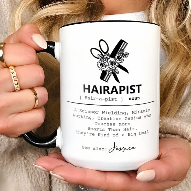 Définition d'un coiffeur insolent Mug drôle pour c (Créateur téléchargé)